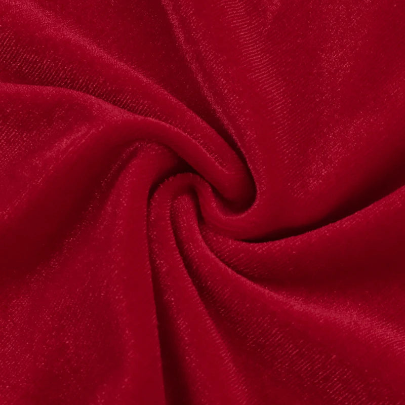 Velvet Long Sleeve Sexy Maxi Dress For Women Autumn Winter New Square Collar Thigh High Split Evening Club Party Dress