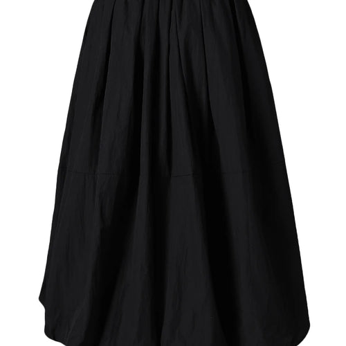 Load image into Gallery viewer, High Elastic Waist White Spliced Brief Casual A-line Half-body Skirt Women Fashion Tide New Spring Autumn 2025 CPG2827
