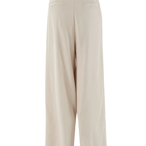 Load image into Gallery viewer, High Waist Khaki Irregular Spliced Long Wide Leg Elegant Pants New Trousers Women Fashion Tide Spring Autumn 2025 CPG2117
