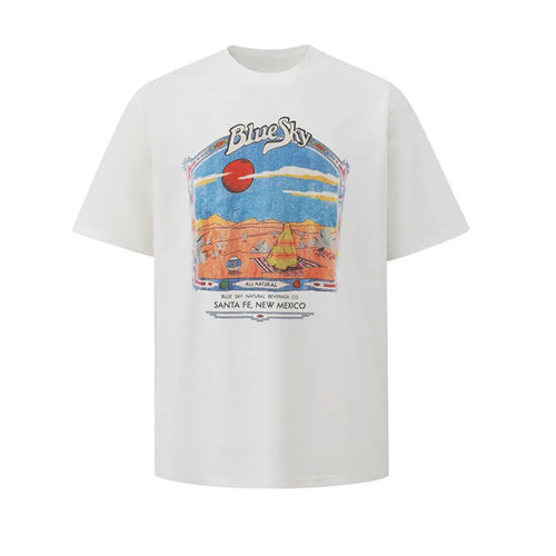 Load image into Gallery viewer, Men's T-shirts Niche Cartoon Printed Short Sleeved New Summer Loose Round Neck T-shirt Korean Pullover Style 9W1609
