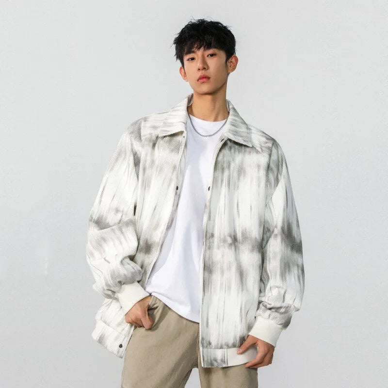 American Style Male Jackets New Spring Turn-down Collar Solid Color Single Breasted Casual Male Clothing Trendy 9W1238