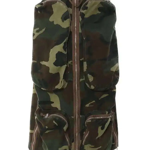 Load image into Gallery viewer, High Elastic Waist Orange Pocket Zipper Long Casual Half-body Skirt Women Fashion Tide New Spring Autumn 2025 1DE9890
