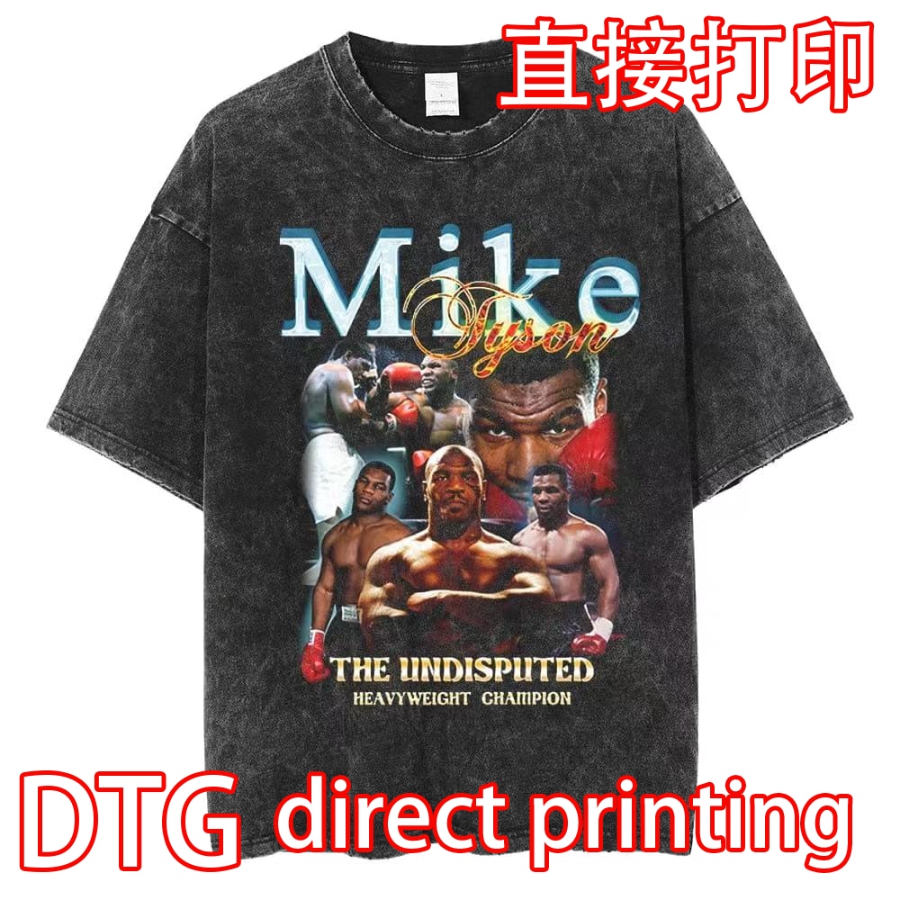 Vintage Washed Tshirts Anime T Shirt  direct printing