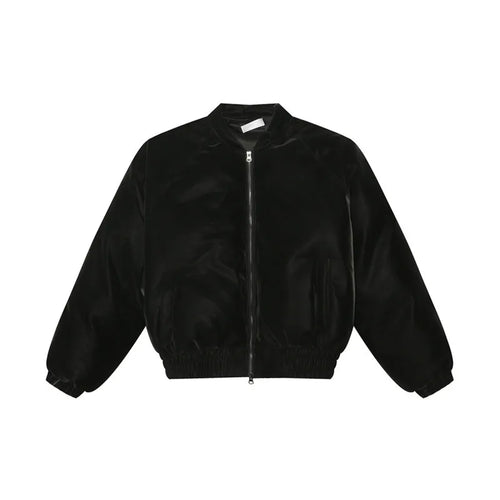 Load image into Gallery viewer, PU Leather Men&#39;s Padded Jackets Warm Round Collar Solid Color Loose Coats New Trendy Korean Short Cotton Tops Simple 9C9342
