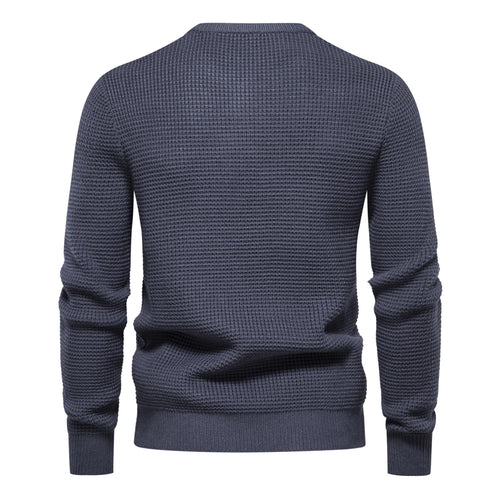 Load image into Gallery viewer, Warm Men&#39;s Pullovers Sweater for Fall and Winter with Solid Color and Soft Material Casual Classic Sweater Men
