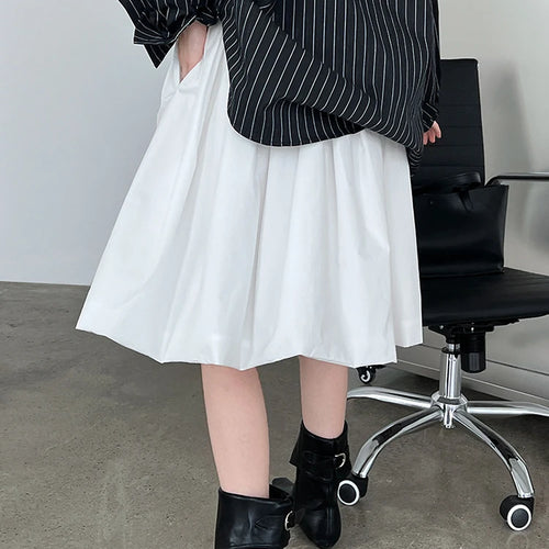 Load image into Gallery viewer, High Elastic Waist Blue Brief Elegant Bud Knee-Length Half-body Skirt Women Fashion Tide New Spring Autumn 2025 1DJ1113
