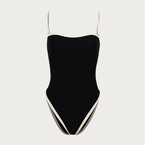 Load image into Gallery viewer, Sexy High Cut Halter One Piece Swimsuit 2024 Swimwear Women Push Up Bathing Suit Beach Outfits for Women Monokini
