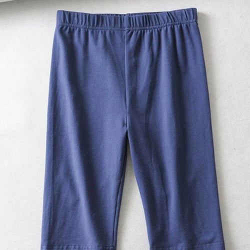 Load image into Gallery viewer, sexy women cotton high waist elastic pure color slim Knee-Length bike shorts female
