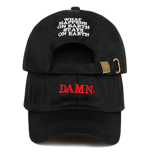 Load image into Gallery viewer, What Happens on Earth Stays on Earth Dad Hat Hip Hop Snapback Baseball Cap
