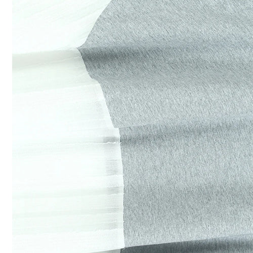 Load image into Gallery viewer, Women Gray White Color-block Irregular Big Size T-shirt New Round Neck Short Sleeve Fashion Spring Summer 2025 1DJ1583
