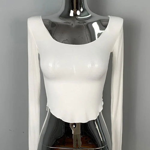 Load image into Gallery viewer, Korean Summer Slim Fit T Shirt Women 2024 O-neck Solid Tees Femme Casual Basic Sexy See-through Tshirt Short Sleeves Female Tops
