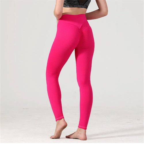 Load image into Gallery viewer, Dot High Waist Booty Yoga Leggings Women Sport Fitness Scrunch Leggings Push Up High Waist Gym Tights Sexy Yoga Pants
