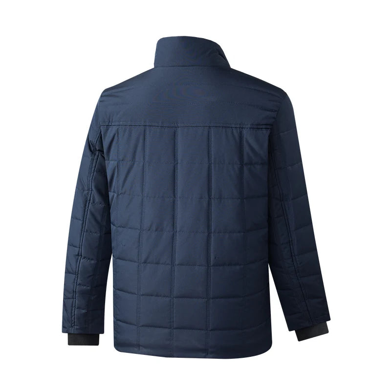 Men stand-up collar Fleece Jacket Men Casual Brand Windproof Parka Coats Outwear Men Autumn Winter Thick Warm Parkas