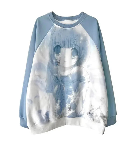 Japanese Cute Sweatshirts for Women Streetwear Harajuku Hoodie 2023 Ropa Mujer Oversized Tops Casual Fashion Y2k Hoodies 27u017