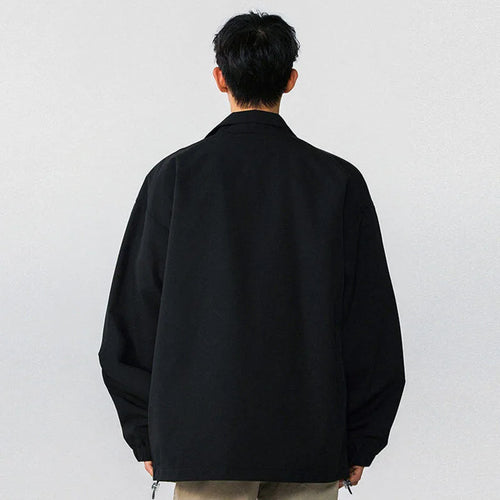 Load image into Gallery viewer, High Street Male Jacket Spring New Fake Two Pieces Lapel Plaid Design American Style Jackets Solid Color Men's Coats 9W1236
