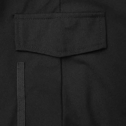 Load image into Gallery viewer, High Elastic Waist Black Pocket Spliced Irregular A-line Half-body Skirt Women Fashion Tide New Spring Autumn 2025 1DH5346
