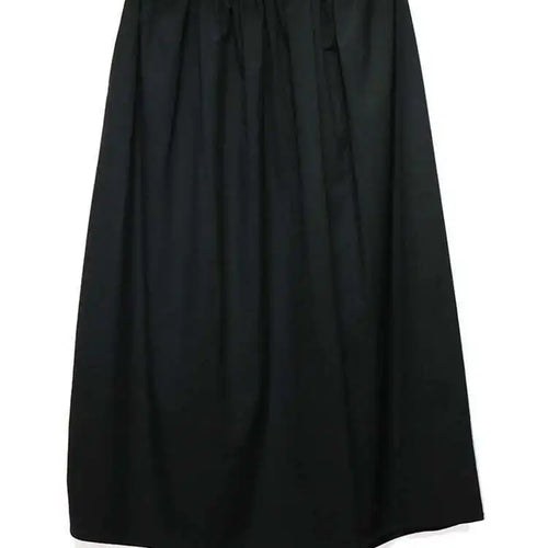 Load image into Gallery viewer, High Elastic Waist Black Irregular Ruffles A-line Half-body Skirt Women Fashion Tide New Spring Autumn 2025 1DJ0216
