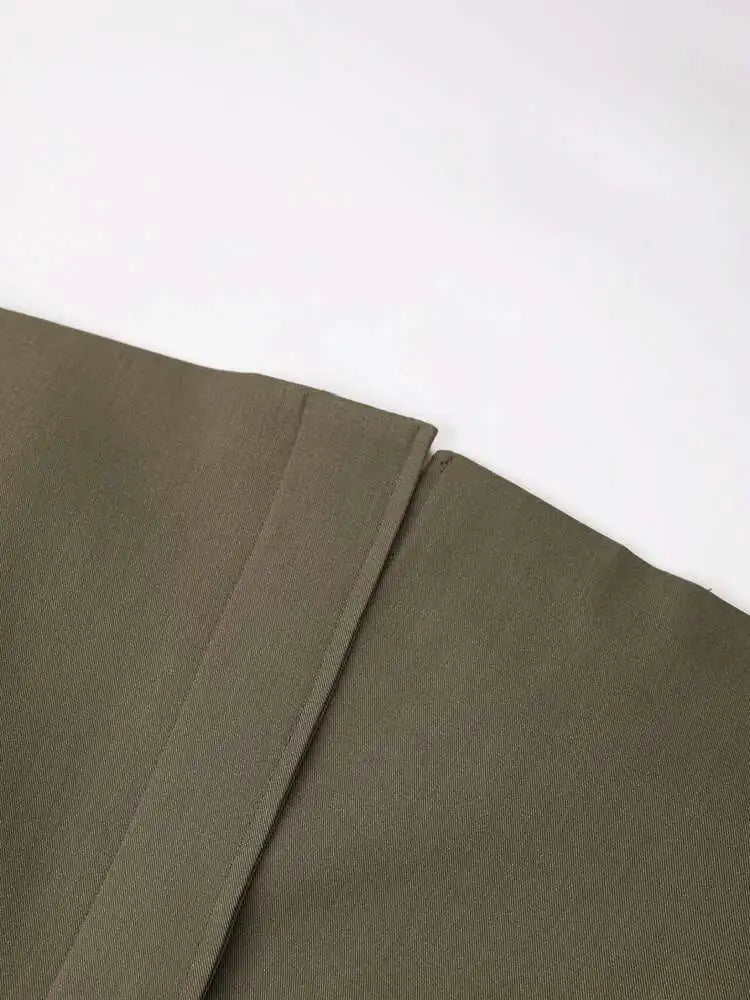 Women Brown Belted Big Size Casual Trench New Lapel Long Sleeve Windbreaker Fashion Tide Spring Autumn 2025 CPG1176