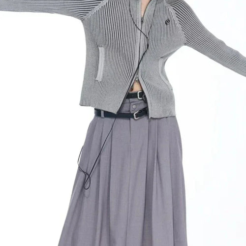 Load image into Gallery viewer, Vintage Zipper Cardigan Women Embroidery Y2k Aesthetic Grunge Sweater Jackets Female Harajuku Slim Knitted Coats Femme
