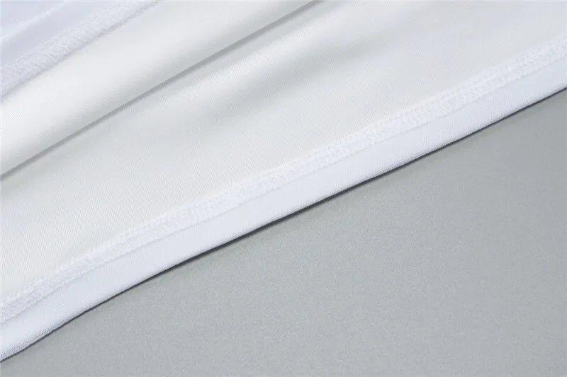 Sexy Skirt Two Piece Sets Women O Neck Long Sleeve T-shirt And Mini Draped Skirt Matching Sets Ladies Skinny Club Sets