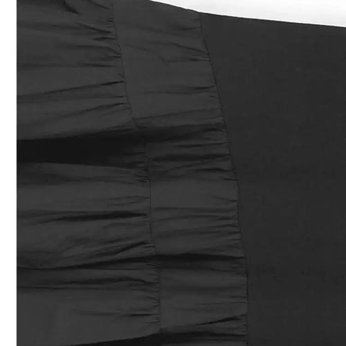 Load image into Gallery viewer, Women Army Green Pleated Hem Big Size Midi Dress New Round Neck Short Sleeve Fashion Tide Spring Summer 2025 1DJ0781
