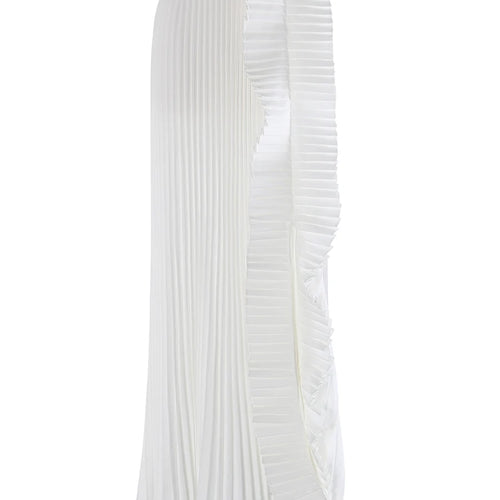 Load image into Gallery viewer, High Elastic Waist Pleated Camel Irregular Shaped Long Half-body Skirt Women Fashion Tide New Spring Autumn 2025 1DH9415
