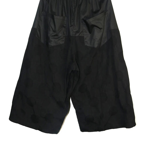 Load image into Gallery viewer, High Elastic Waist Black Dor Print Pocket Calf-Length Pants New Trousers Women Fashion Tide Spring Autumn 2025 1DJ1619
