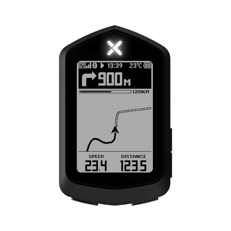 XOSS NAV GPS Bike Computer Wireless Cycling Speedometer Map Navigation Waterproof Bluetooth ANT+ Cadence Speed 2.4'' HD Screen