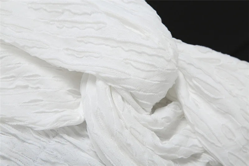 Sexy Off-shoulder Sleeveless Pleated A-line Mini Dress For Women Patchwork Slim Fit Summer Robe High Waist Party Dress