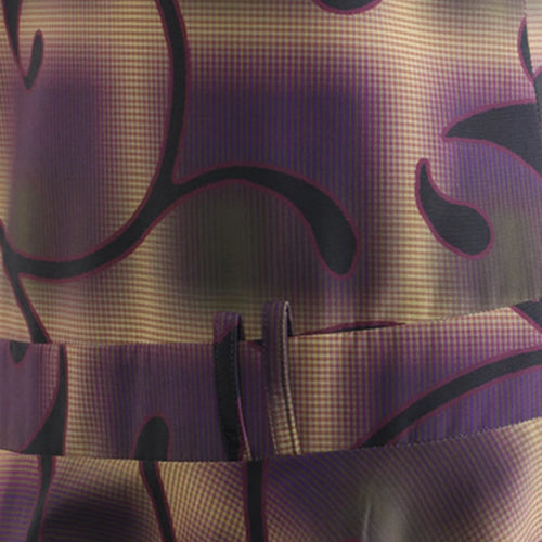 Load image into Gallery viewer, Women Purple Print Irregular Elegant Spaghetti Strap Dress New V-Neck Sleeveless Fashion Tide Spring Autumn 2025 1DJ0346
