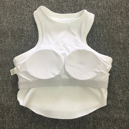 Load image into Gallery viewer, Pad Sports Bra Yoga Vest Breathable Sports Tank Top T-shirt Sleeveless Fitness For Women Gym Workout Sexy Breathable Shirt
