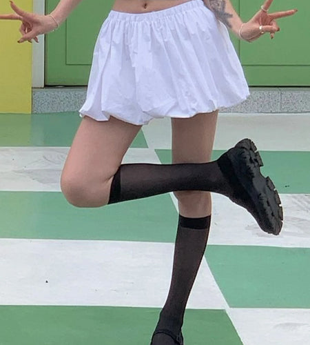 High Waist Solid Stretch Elegant Sexy Mini Skirt Summer Women Casual Cute Y2K Outfits Birthday Party Festival