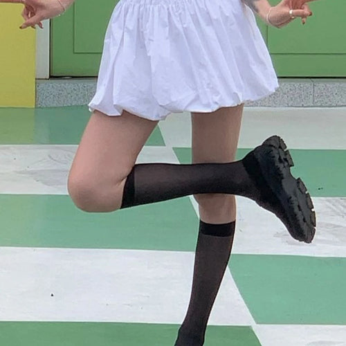 Load image into Gallery viewer, High Waist Solid Stretch Elegant Sexy Mini Skirt Summer Women Casual Cute Y2K Outfits Birthday Party Festival
