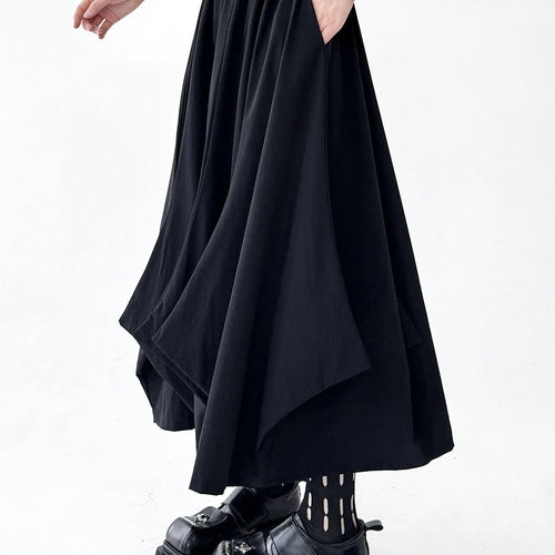 Load image into Gallery viewer, High Elastic Waist Black Brief Shaped Long Wide Leg Pants New Trousers Women Fashion Tide Spring Autumn 2025 1DJ0797
