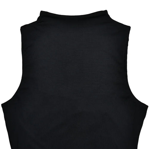 Load image into Gallery viewer, Half High Collar Irregular Tank Dress For Women 2024 New Fashion Sleeveless Bodycon Ruched Sexy Long Dress Elegant
