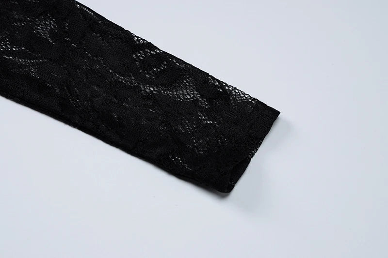 Lace Backless Sexy Maxi Dress For Women Gown Fashion Solid O Neck Long Sleeve Ruched Bodycon Club Long Dress Vestido