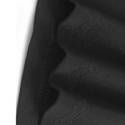 Load image into Gallery viewer, Women Black Dot Printed Spliced Big Size Casual T-shirt New Round Neck Short Sleeve Fashion Spring Summer 2025 1DH9969
