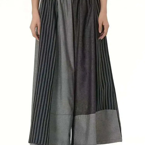 Load image into Gallery viewer, High Waist Blue Striped Denim Long Casual Wide Leg Jeans New Women Trousers Fashion Tide Spring Autumn 2025 1DJ0273
