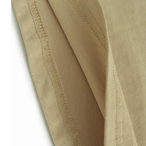 Load image into Gallery viewer, Women Khaki Ruffles Spliced Big Size Midi Dress New Round Neck Short Sleeve Fashion Tide Spring Summer 2025 1DJ1197
