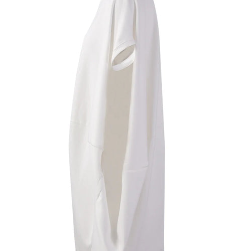 Load image into Gallery viewer, Women Black White Brief Big Size Casual Mini Dress New Round Neck Short Sleeve Fashion Tide Spring Summer 2025 1DH5840
