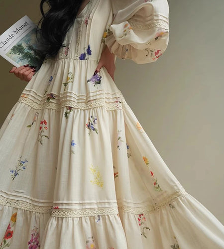 Hit Color Loose Dresses For Women V Neck Long Sleeve High Waist Casual Long Dress Female Fashion Style Clothes New