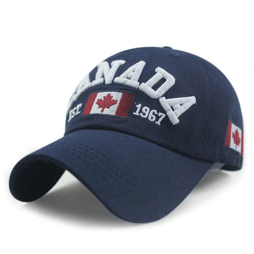 Load image into Gallery viewer, Fashion Cotton Canada Baseball Cap Flag of Canada Hat Snapback Adjuatable Mens Baseball Caps Gorras
