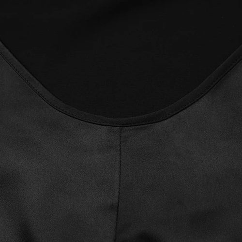 Load image into Gallery viewer, Spaghetti Strap Backless Sexy Maxi Dress Women Gown Black Satin Slipdress Sleeveless High Waist Club Party Long Dress
