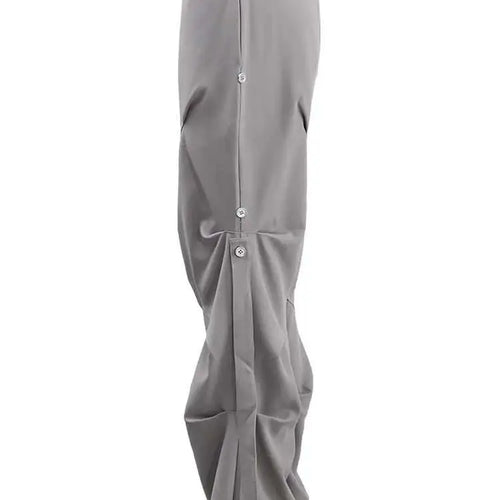 Load image into Gallery viewer, High Elastic Waist Gray Pleated Irregular Long Cargo Pants New Trousers Women Fashion Tide Spring Autumn 2025 CPG1628
