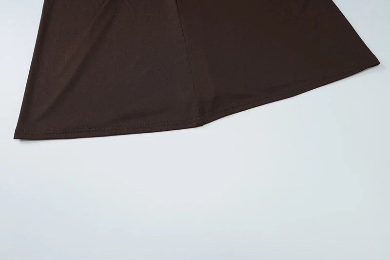 Sexy Skirt Two Peces Sets Women Elegant Off-shoulder Slim Fit Crop Top And Bodycon Skirt Two Peces Sets Ladies Outfits