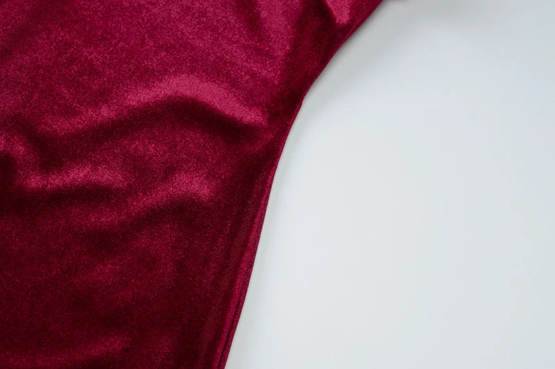 Velvet Off-shoulder Strapless Sexy Mini Dress For Women Robe Fashion Backless Sleeveless Club Party Dress Elegant