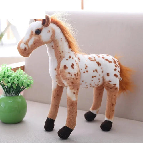 Load image into Gallery viewer, 1pc 50-28cm Simulation Horse 5 Styles Stuffed Animal Plush Dolls High Quality Classic Toys For Children Gift
