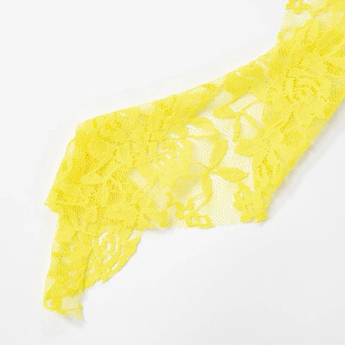 Load image into Gallery viewer, Lace Ruffled Sexy Mini Dress For Women Robe Deep V Neck Flare Long Sleeve Draped A-line Club Party Dress Vestido
