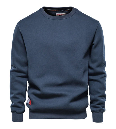 Plus Velvet Spliced Sweatshirts Men Casual Basic Solid Color Pullovers Mens Hoodie New Autumn Winter Sweatshirt for Men