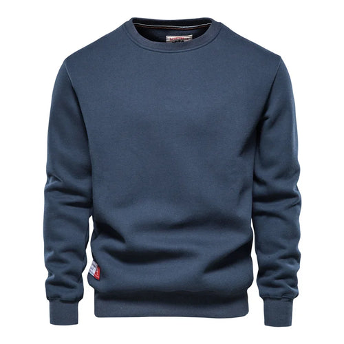 Load image into Gallery viewer, Plus Velvet Spliced Sweatshirts Men Casual Basic Solid Color Pullovers Mens Hoodie New Autumn Winter Sweatshirt for Men
